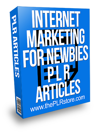 Internet Marketing for Newbies PLR Articles
