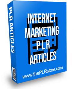 Internet Marketing PLR Articles