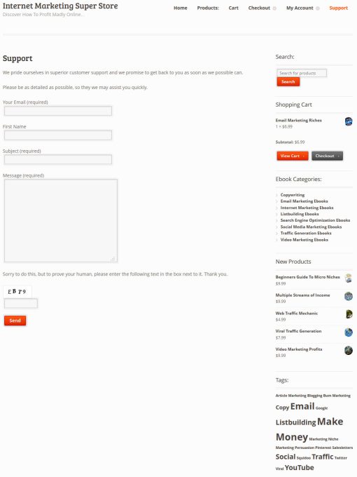 Internet Marketing Ecommerce Digital Products Store PLR Website | The ...