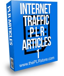 Internet Traffic PLR Articles 1