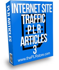 Internet Website Traffic PLR Articles 3