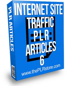 Internet Website Traffic PLR Articles 6