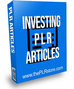 Investing PLR Articles