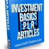Investment Basics PLR Articles