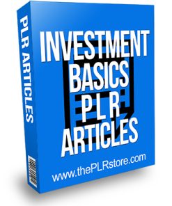 Investment Basics PLR Articles