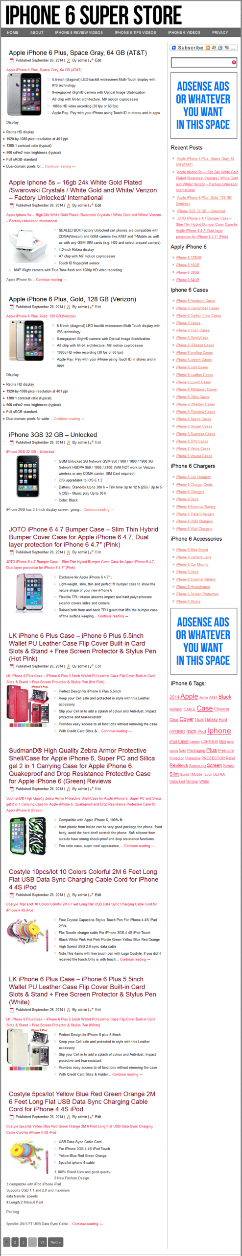 iPhone 6 PLR Amazon Turnkey Store Website - Image 2