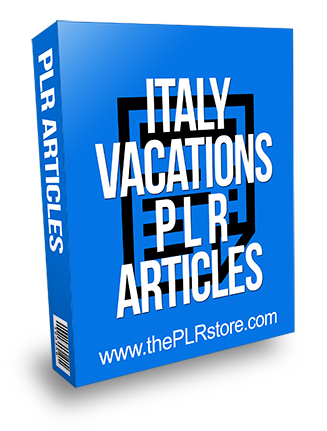 Italy Vacation PLR Articles