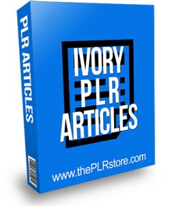 Ivory PLR Articles