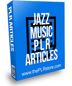 Jazz Music PLR Articles