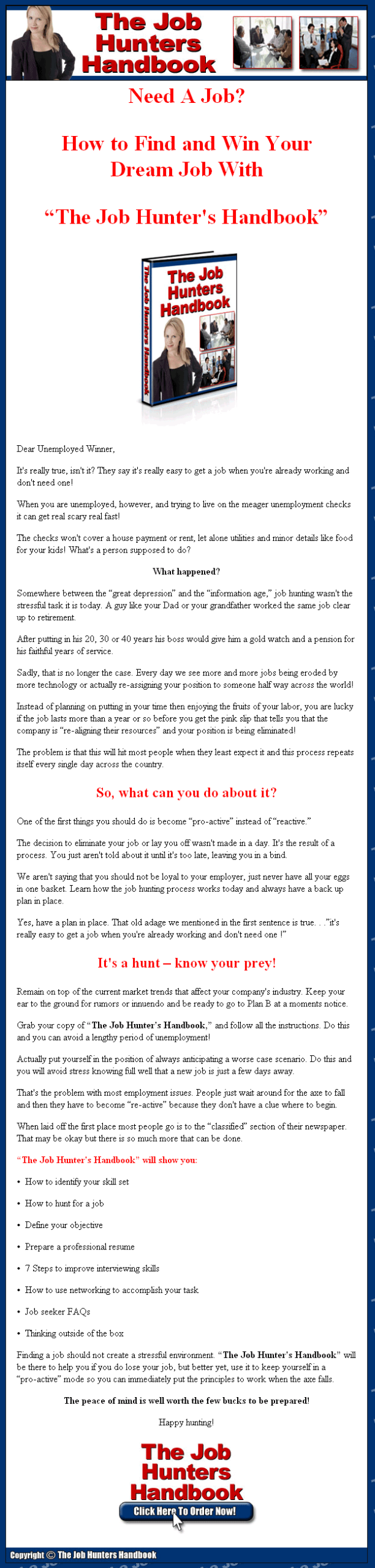 Job Hunters Handbook PLR Ebook - Image 2