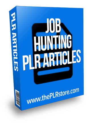 job hunting plr articles
