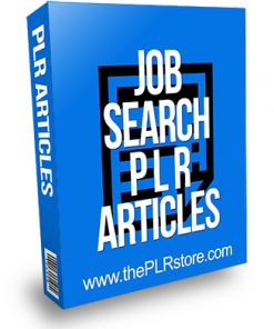 Job Search PLR Articles