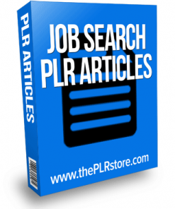 job search plr articles