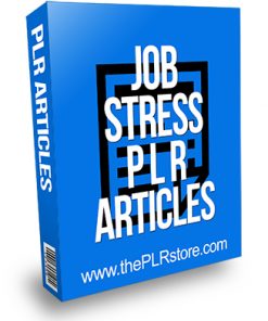Job Stress PLR Articles