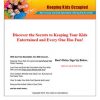 keep kids occupied plr autoresponder messages
