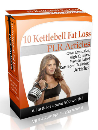 Kettlebell Fitness PLR Articles with private label rights