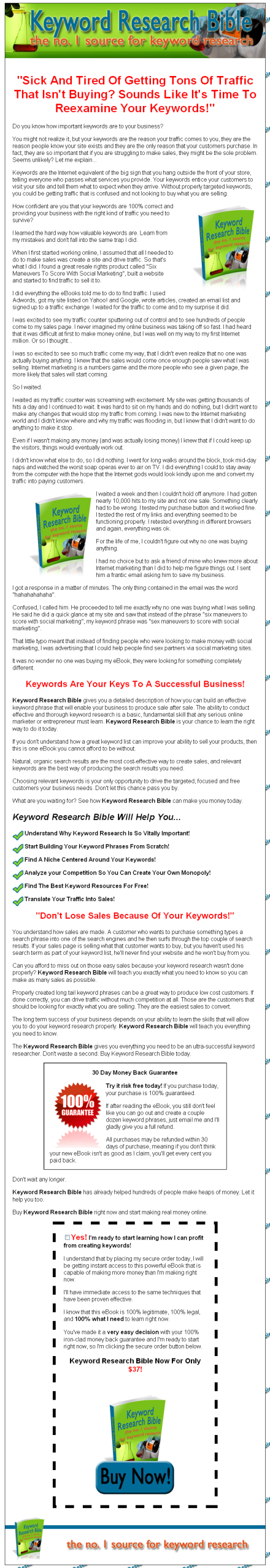 Keyword Research Bible MRR eBook - Image 2