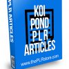 Koi Pond PLR Articles
