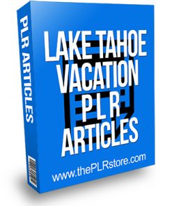 Lake Tahoe PLR Articles