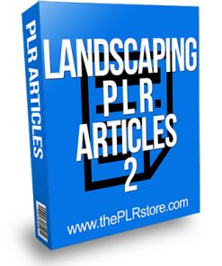 Landscaping PLR Articles 2