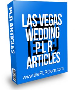 Las Vegas Wedding PLR Articles