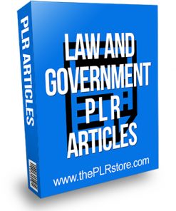 Law and Government PLR Articles