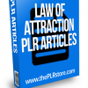 law of attraction plr articles