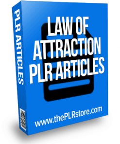 law of attraction plr articles
