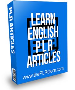 Learn English PLR Articles