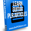 learn guitar plr articles