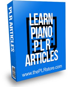 Learn Piano PLR Articles