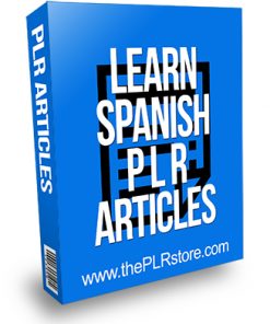 Learn Spanish PLR Articles