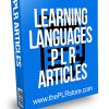 Learning Languages PLR Articles