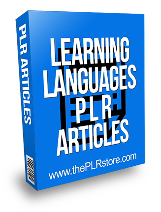 Learning Languages PLR Articles