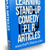 Learning Standup Comedy PLR Articles
