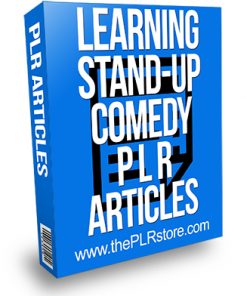 Learning Standup Comedy PLR Articles