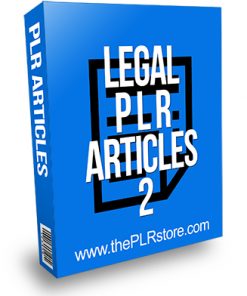 Legal PLR Articles 2