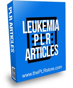 Leukemia PLR Articles