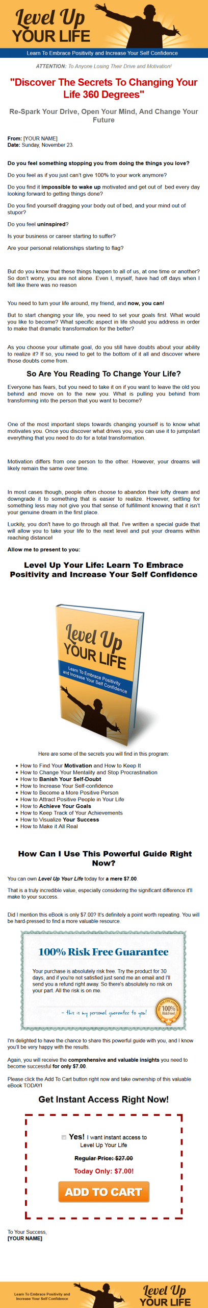 Level Your Life Up MRR Ebook - Image 2