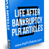 Life After Bankruptcy PLR Articles