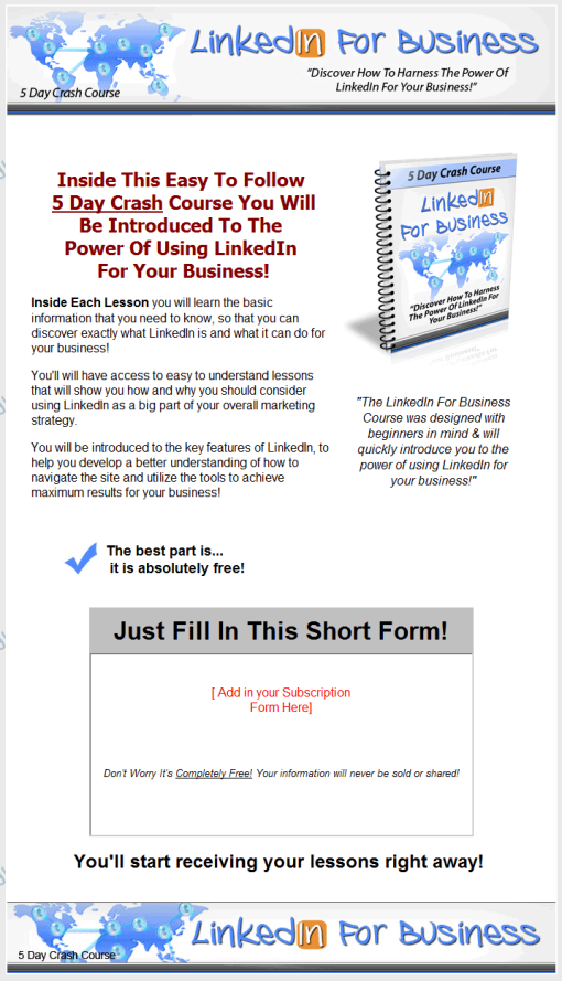 LinkedIn for Business PLR Autoresponder Messages | The PLR Store