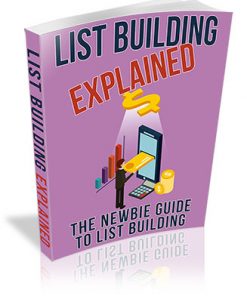 List Building Explained PLR Ebook