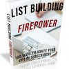List Building Firepower Ebook PLR