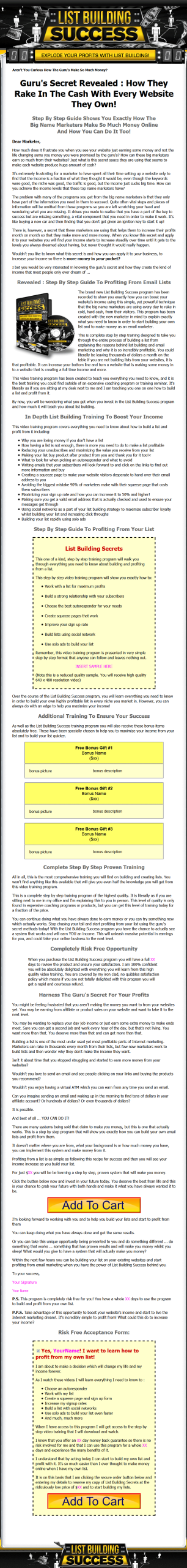 Listbuilding Success Videos with Master Resale Rights - Image 2