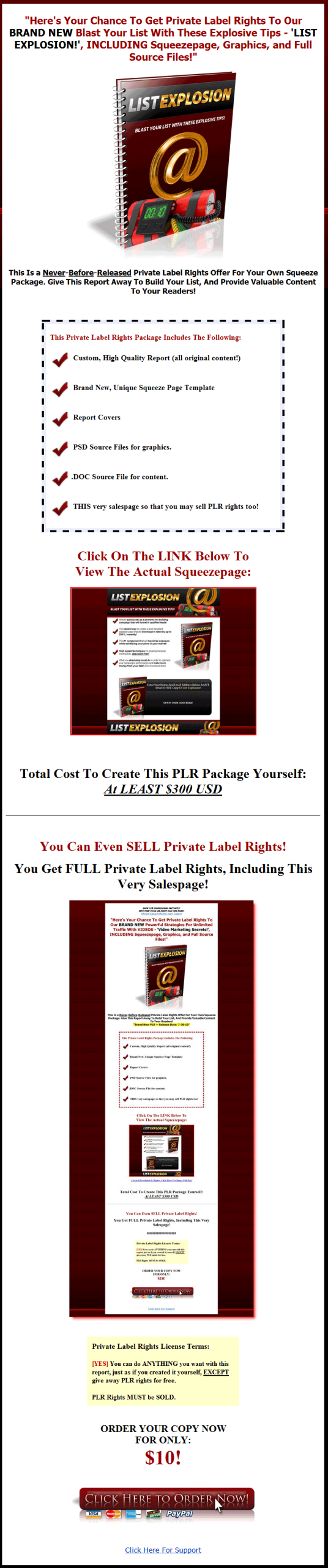 List Explosion PLR Ebook With Squeeze Page and Reseller - Image 5