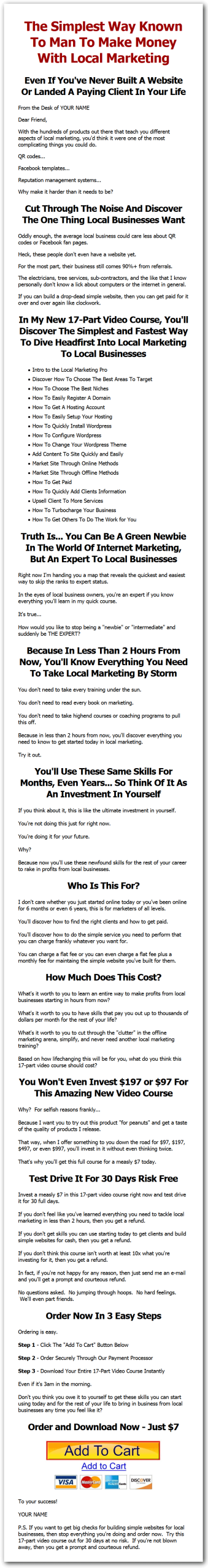 Local Marketing Secrets Videos with Master Resale Rights - Image 2