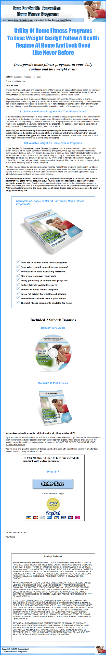 Lose Fat Get Fit MRR Ebook Package - Image 2