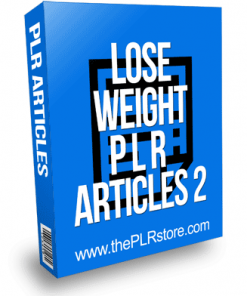 Lose Weight PLR Articles 2