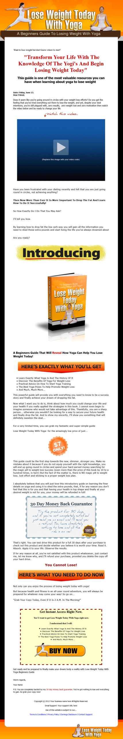 Lose Weight With Yoga PLR Ebook Package - Image 2
