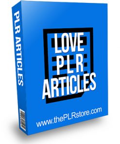 Love PLR Articles